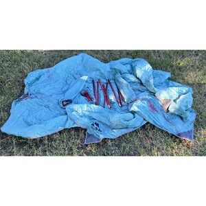 MSR Outdoor Camping Tarp Rendezvous Sun Shield Shade 120 Wing Tent 2-4 Person